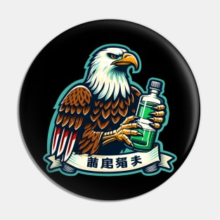 Chemistry eagle Pin