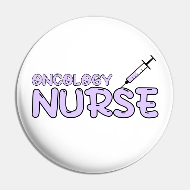 Oncology Nurse Purple Pin by MedicineIsHard