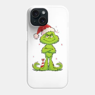 Grinch Cartoon Full of Christmas Cheer Phone Case