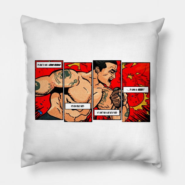 NERVOUS BREAKDOWN Pillow by Defsnotadumb