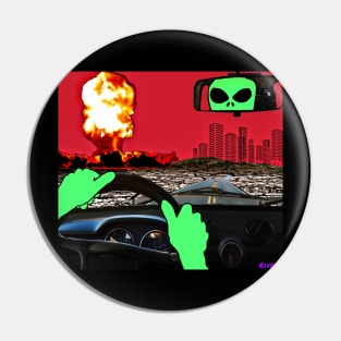 Driving insanity Pin