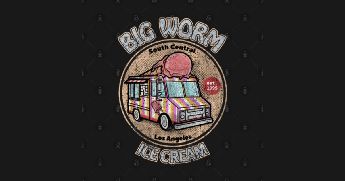 Big Worm’s Ice Cream Truck - Friday - Sticker | TeePublic