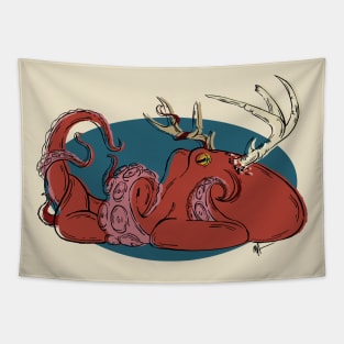 Octopus King Tapestry