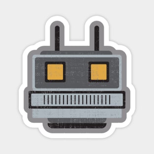 Cartoon robot head Magnet