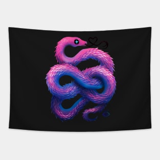 Cotton Candy Snake Tapestry