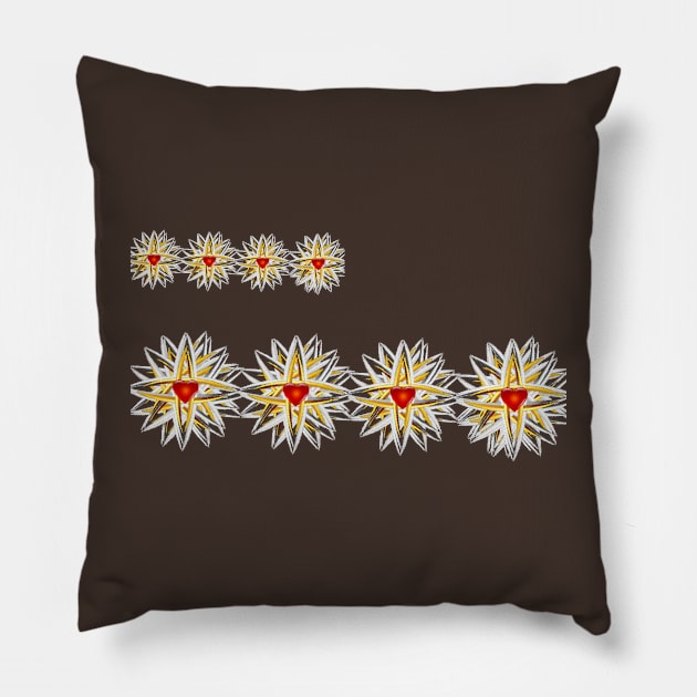 nice stars Art design. Pillow by Dilhani