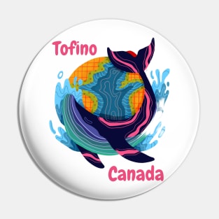 Tofino Canada Humpback Whale Pin