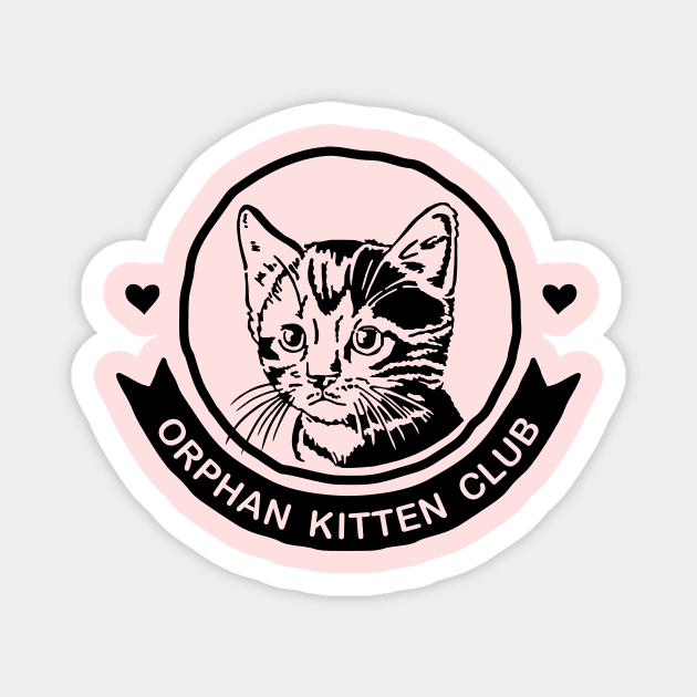 Little sad cat Magnet by My Happy-Design