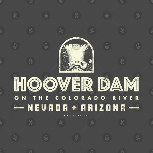 Vintage Hoover Dam by DMSC