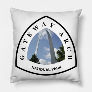 Gateway Arch National Park shield Pillow