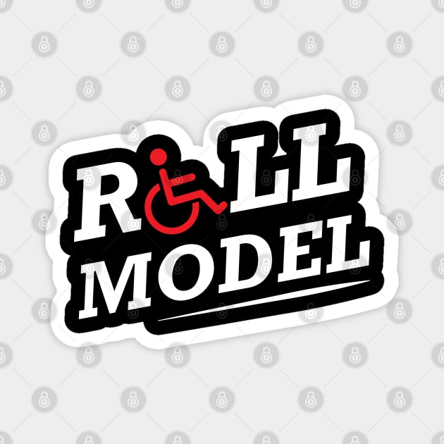 Wheelchair - Roll Model Magnet by KC Happy Shop