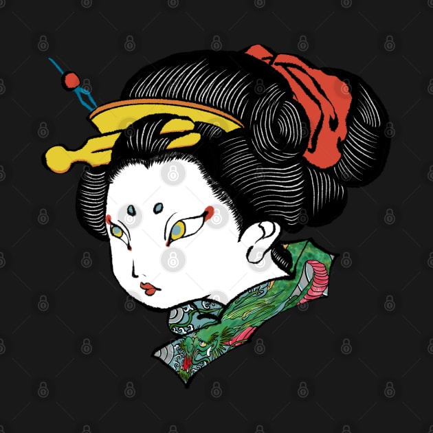 Ukiyoe Girl Colour by miacomart