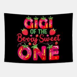 Gigi Of The Sweet One Berry First Birthday Bday Girl Tapestry