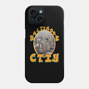 BALTIMORE CITY SKYLINE DESIGN Phone Case