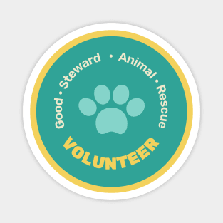 Good Steward Animal Rescue Volunteer Magnet