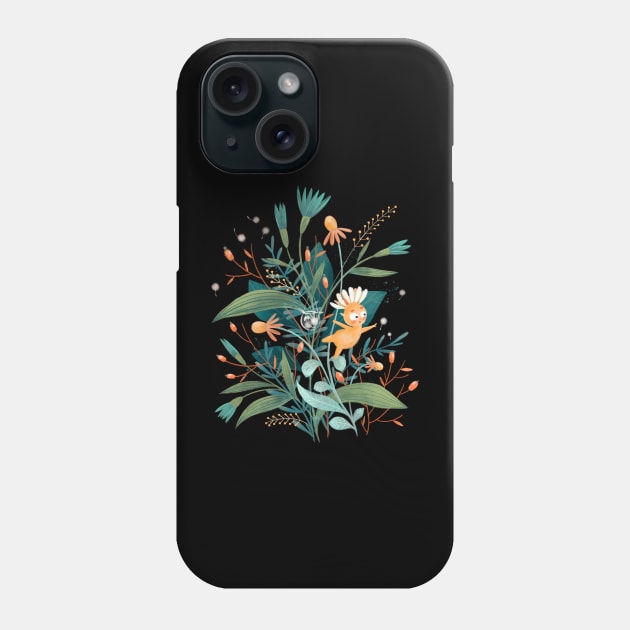 Flower kid Phone Case by Elena Amo