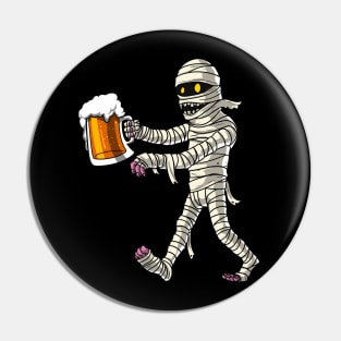 Mummy Beer Party Pin