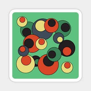 retro abstract pop art pattern Magnet