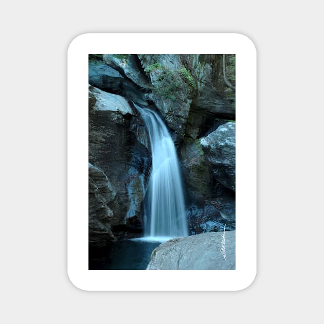 Bingham Falls, Stowe Vermont Magnet by srwdesign