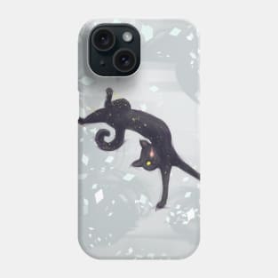 悬浮猫 levitating cat Phone Case