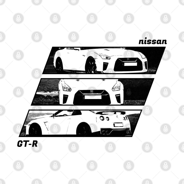 NISSAN GT-R R35 Black 'N White Archive 2 by Cero