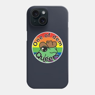 Pride Frog with a cowboy hat- rainbow Phone Case