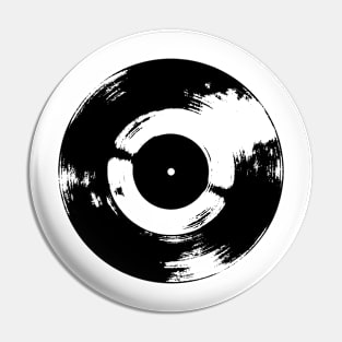 Retro Vinyl LP Record Graphic Pin