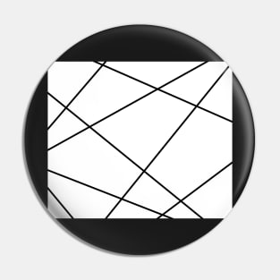 Geometric abstract - white and black. Pin