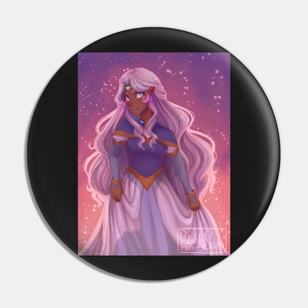 Starry princess Allura Pin by Probablynotsam