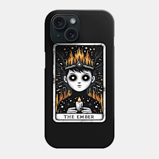 The Ember Emperor Burn Flame Funny Tarot Card Pun Horoscope Phone Case