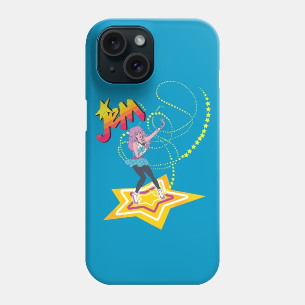 jem and the holograms Phone Case by Naive Rider