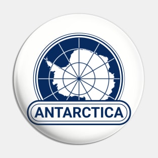 Antarctica Country Badge - Antarctica Flag Pin