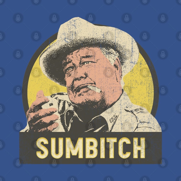 Sumbitch Smoker Retro Design by Mandegraph