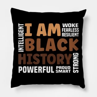 I am Black History Strong-Proud Black History Month Pillow