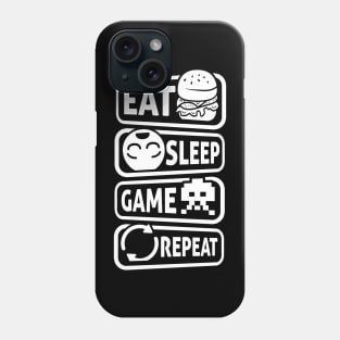 Eat Sleep Game Repeat Phone Case