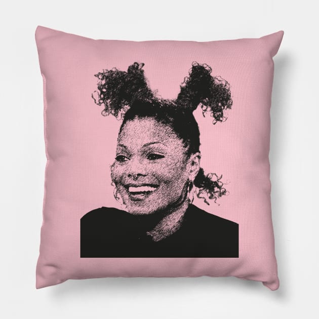 Janet is Jackson Pillow by zonkoxxx