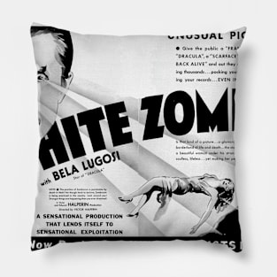 White Zombie (1932) Poster 2 Pillow