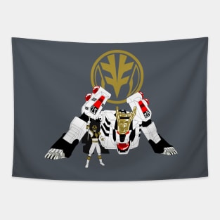 WHITE TIGER RANGER Tapestry