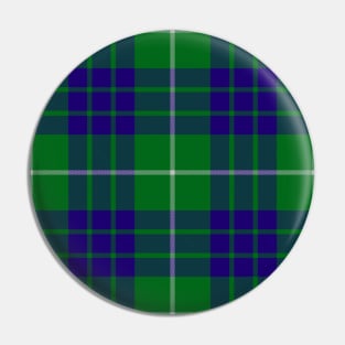 Clan Hamilton Green Hunting Tartan Pin