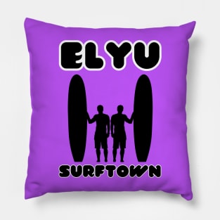 ELYU SURFTOWN TWO SURFERS AS ONE Pillow