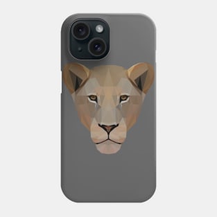 Low Poly Lion Phone Case