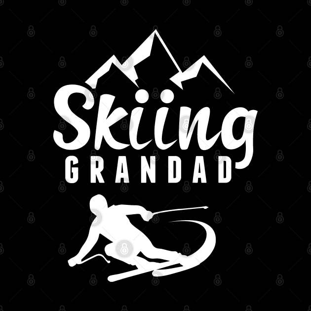 Winter Skier Gramps Ski Grandad Skiing Grandpa by dr3shirts