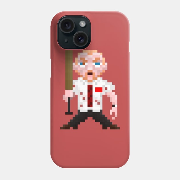 British Zombie Fighter Phone Case by badpun