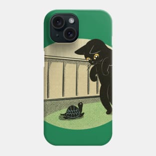 Cat and turtle Phone Case