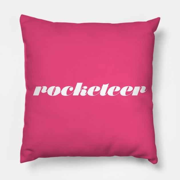 rocketeer - fancy Pillow by Eugene and Jonnie Tee's