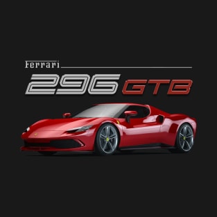 Ferrari 296 GTS Supercar Products T-Shirt