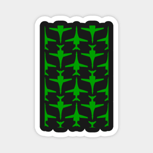 Rockwell B-1 Lancer - Green & White Pattern Unswept Design Magnet