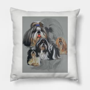 Shih Tzu Medley Pillow