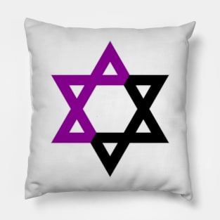 Anarchafeminist Magen David Pillow