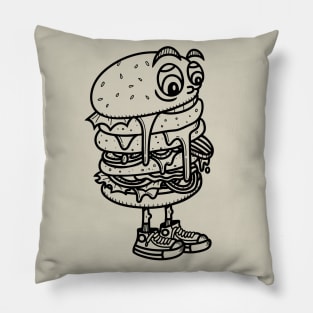 Drooling Burger Pillow